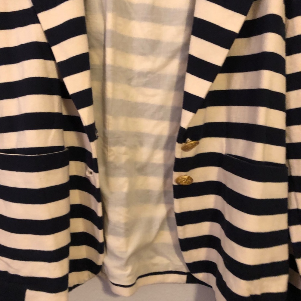 Striped Mango Blazer - Picture 6 of 9